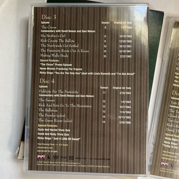 The Best of the Adventures of Ozzie & Harriet 4 DVD Set - Picture 7 of 10